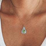 Sonoran Gold Turquoise Necklace #1, Mixed Metals