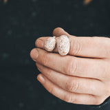 Mexican Opal Latitude Ring #4 - Size 5