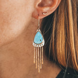 Golden Hills Turquoise Fringies #3 - Mixed Metals