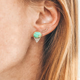 Fan Studs - Carico Lake #1 - Mixed Metals