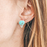 Fan Studs - Carico Lake #4