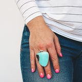 Campitos Turquoise Ring #8 - Size 8.5