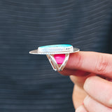 Campitos Turquoise Sunbeam Ring #1 - Size 5