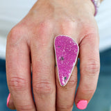 Cobalto Calcite Ring #1 - Size 6.5