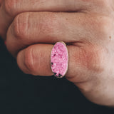 Cobalto Calcite Latitude Ring #1 - Mixed Metals, Size 5.5