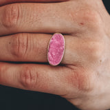 Cobalto Calcite Latitude Ring #2 - Mixed Metals, Size 7.5