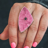 Cobalto Calcite Ring #3 - Size 8.5