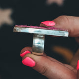 Cobalto Calcite Ring #3 - Size 8.5