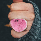 Cobalto Calcite Ring #2 - Size 7.5
