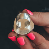 Cobalto Calcite Ring #2 - Size 7.5