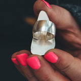 Cobalto Calcite Ring #1 - Size 6.5