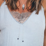 Mexican Opal Chain Bolo #2