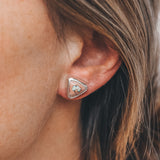 Organic Studs - Mexican Opal #1