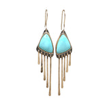 Armenian Turquoise Fringies #1 - Mixed Metals