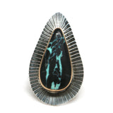 Black Buffalo Sunbeam Ring - Size 8