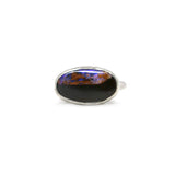 Boulder Opal Latitude Ring - Size 7