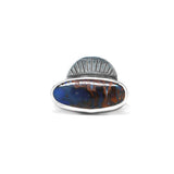 Boulder Opal Fan Ring - Size 8.5
