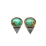 Fan Studs - Carico Lake #1 - Mixed Metals