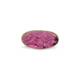 Cobalto Calcite Latitude Ring #1 - Mixed Metals, Size 5.5