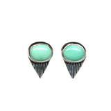 Fan Studs - New Lander Turquoise