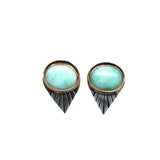 Fan Studs - Carico Lake #6, Mixed Metals