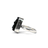 Rough Andradite Garnet Ring - Size 7.5