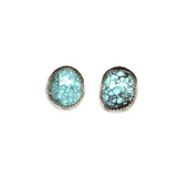 Organic Studs - Blue Moon Turquoise