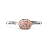 Mexican Opal Cuff #14 - Mixed Metals