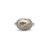 Mexican Opal Latitude Ring #8 - Size 6.25