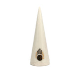 White Ring Cone, 3" - Sun Rays