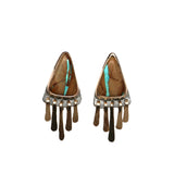 Baby Fringe Studs - Royston Ribbon #6, Mixed Metals
