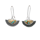 Royston Ribbon Turquoise Fan Dangles