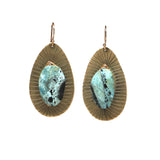 Sunbeam Earrings - Larimar