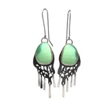Swallowtail Fringies - Chrysoprase
