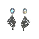 Swallowtail Studs - Moonstone