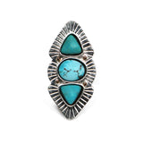 Turquoise Three Sisters Ring - Made to Finish