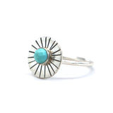 Turquoise Burst Ring - Made to Finish
