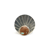 Turquoise Rising Ring #4 - Size 7.5