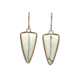 Path Earrings - Ivory Creek Variscite, Mixed Metals