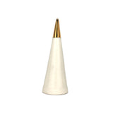 White Ring Cone, 3" - Golden Apex