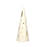 White Ring Cone, 3.75" - Twinkling Stars