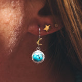 To the Moon and Back Earrings - Turquoise