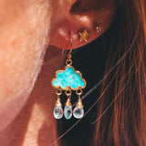 Cumulus Earrings - Turquoise / Aquamarine