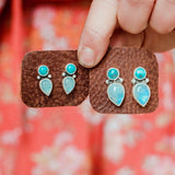 Femme Studs #2 - Campitos & Moonstone