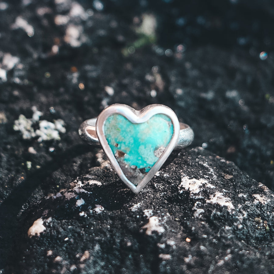 For the Love of Turquoise Ring #1 - Size 6
