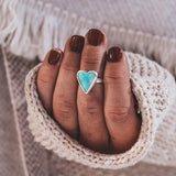 For the Love of Turquoise Ring #2 - Size 7