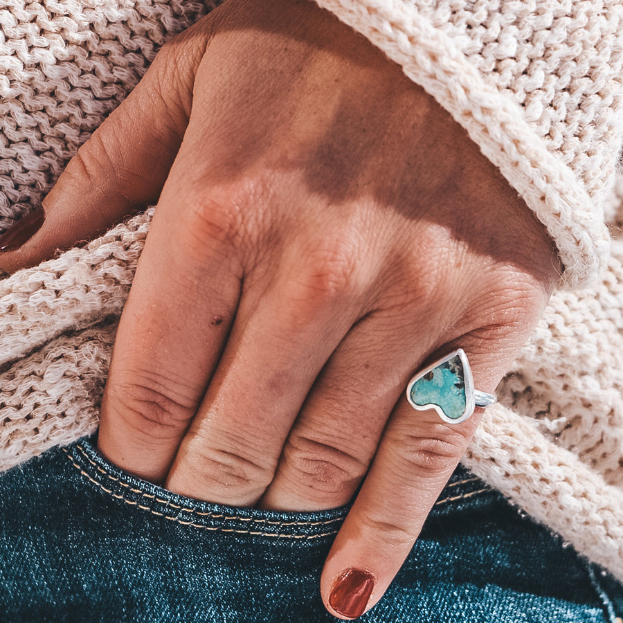 For the Love of Turquoise Ring #1 - Size 6