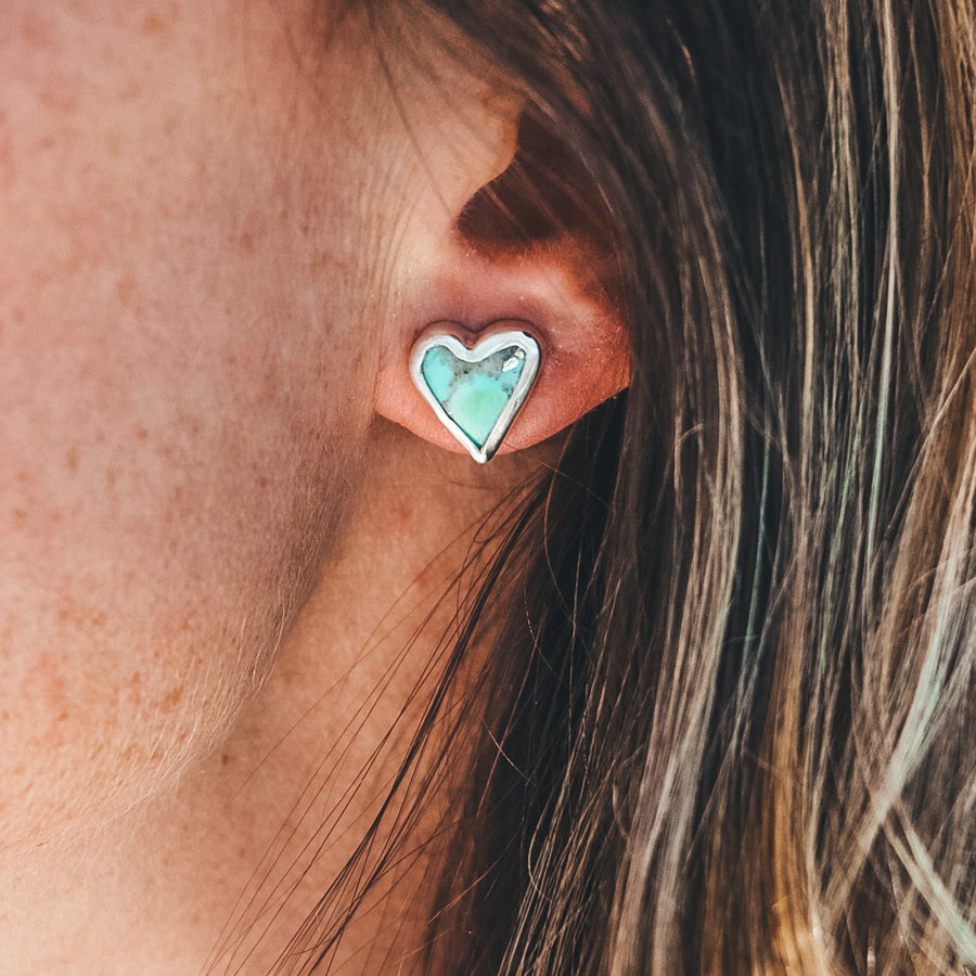 For the Love of Turquoise Studs #1
