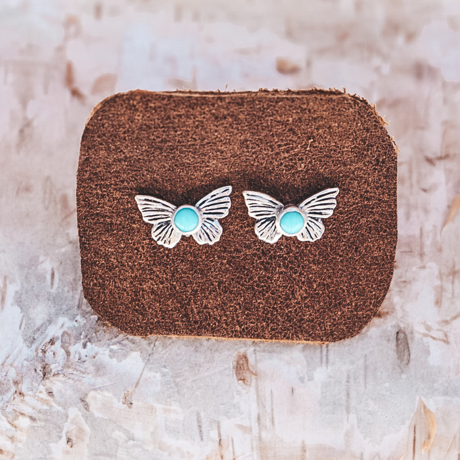Flutter Studs - Turquoise