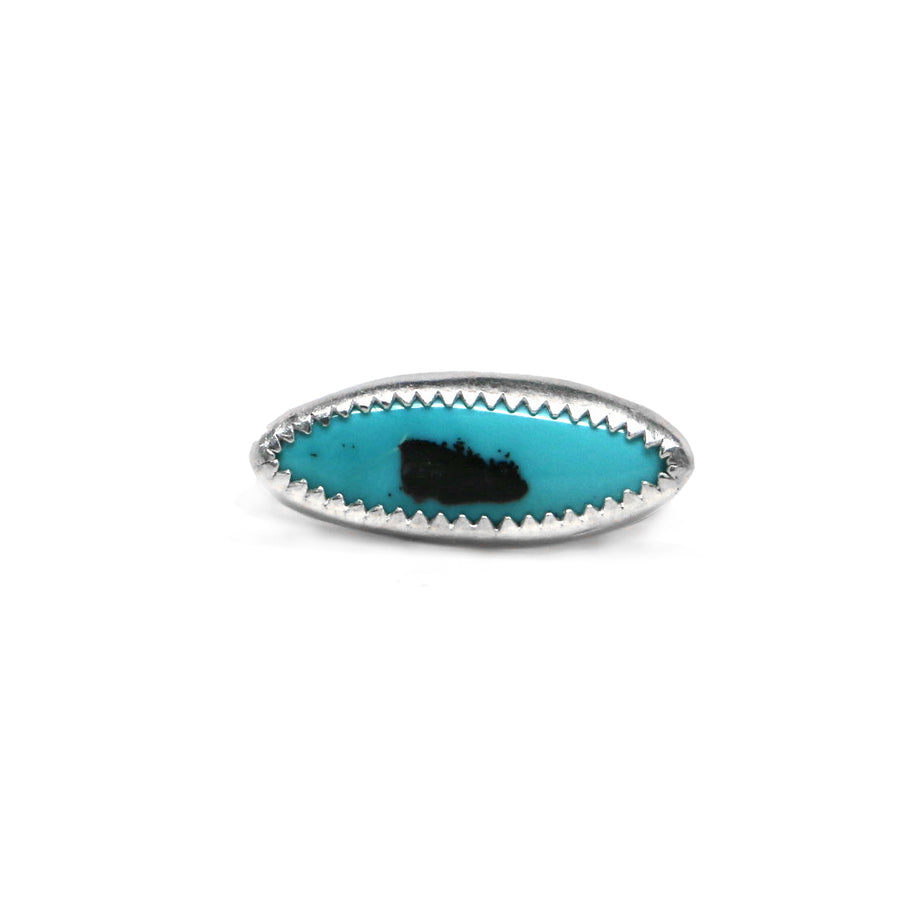 Hubei Turquoise Latitude Ring #3 - Size 6.25